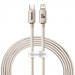 Дата кабель Baseus Crystal Shine Series Type-C to Lightning 20W (1.2m) (CAJY00020) (Pink)