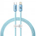 Дата кабель Baseus Crystal Shine Series Type-C to Lightning 20W (1.2m) (CAJY00020) (Sky Blue)