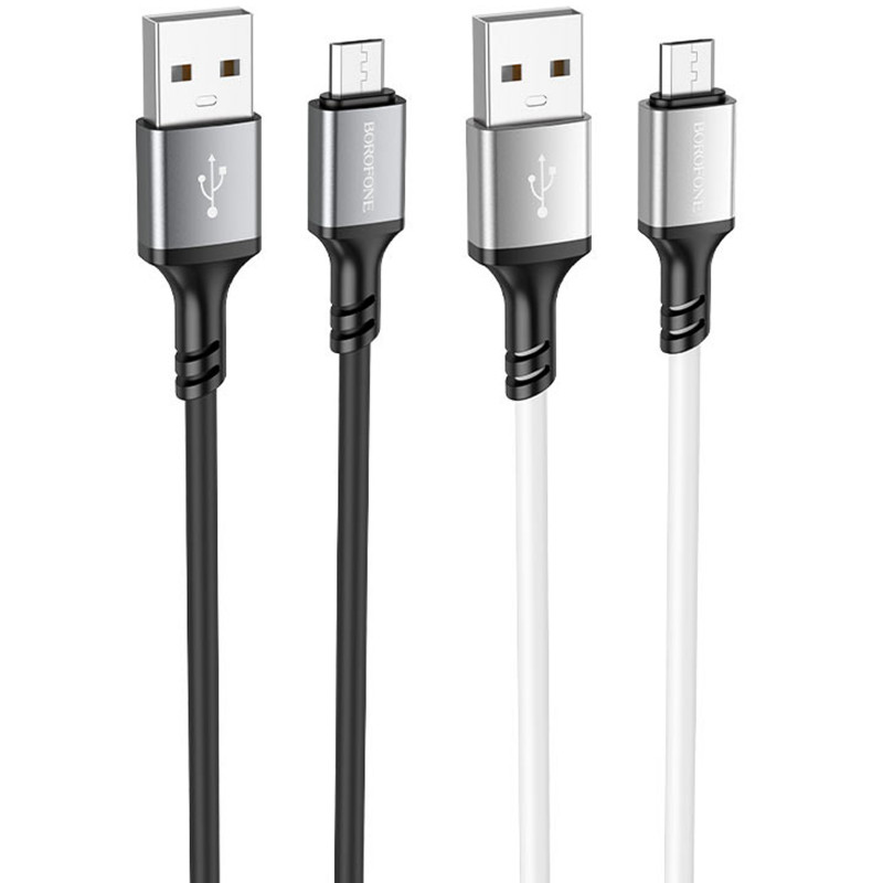 Дата кабель Borofone BX83 Famous USB to MicroUSB 2.4A (1m)