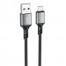 Дата кабель Borofone BX83 Famous USB to MicroUSB 2.4A (1m) (Black)