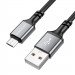 Фото Дата кабель Borofone BX83 Famous USB to MicroUSB 2.4A (1m) (Black) на vchehle.ua