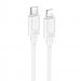 Дата кабель Hoco X122 Benefit Type-C to Lightning 27W (1m) (White)