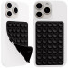 Тримач-присоска для телефону Double Side Silicone 100*64мм (Black)