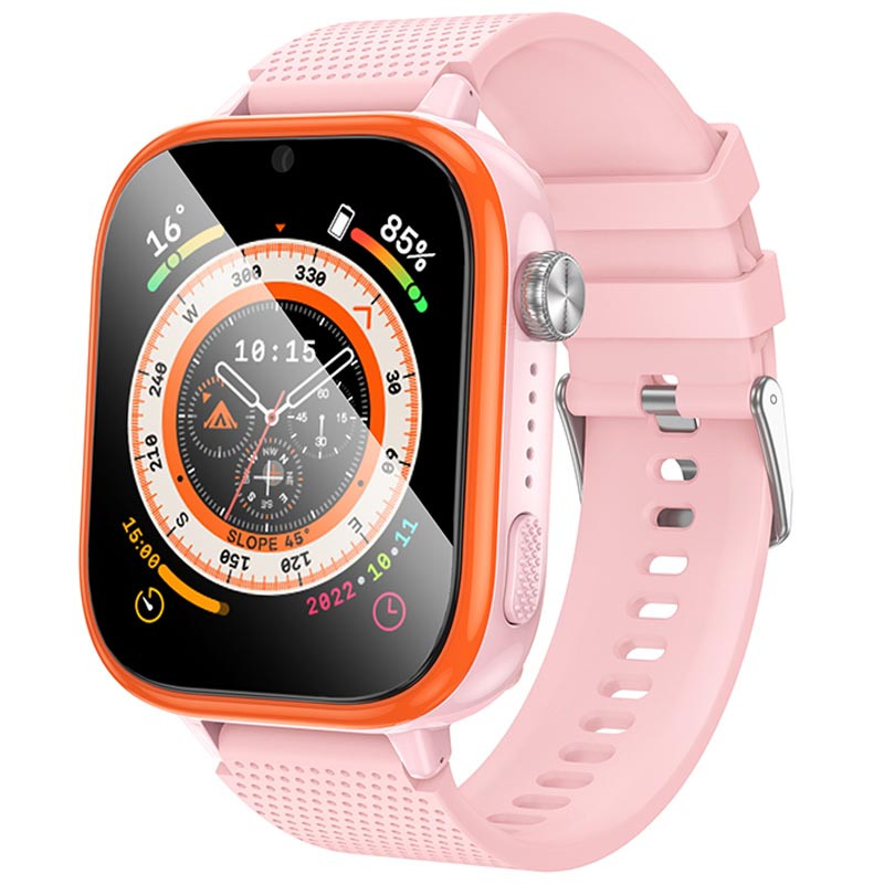 Детские cмарт-часы Hoco Y101 4G with call function (Pink)