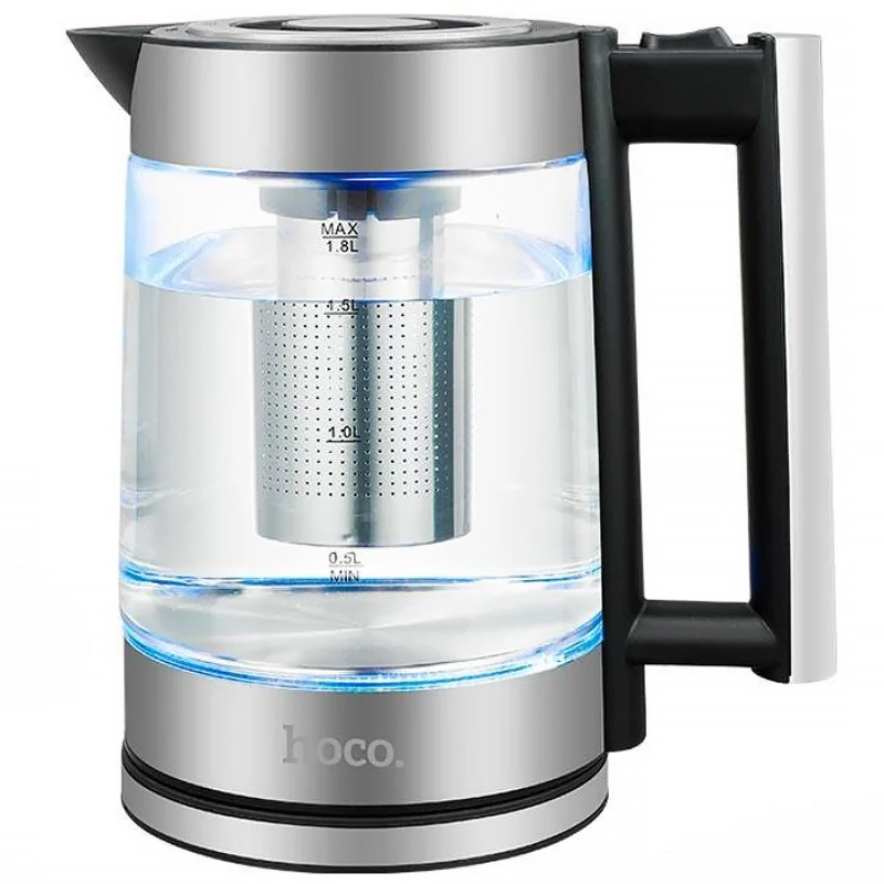 Электрочайник Hoco HA01A Kitchen high (1.8L) (Stainless Steel)