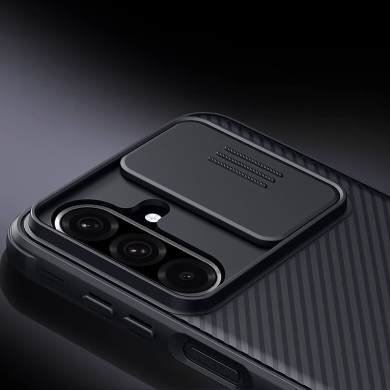 Купить Карбоновая накладка Nillkin CamShield Pro для Samsung Galaxy A26 5G (Black) на vchehle.ua