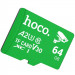 Фото Карта пам'яті Hoco microSDXC Class 10 - 64GB (без адаптера) (Green) на vchehle.ua