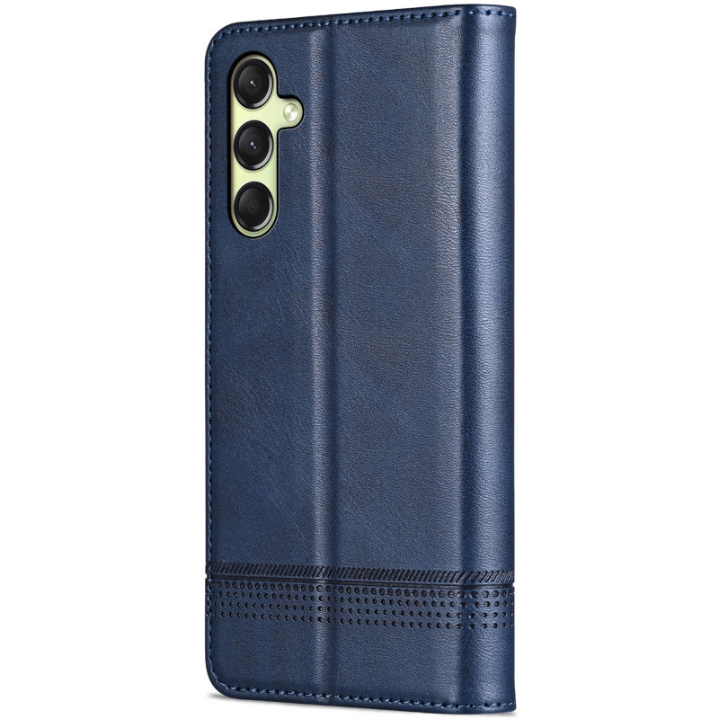 Фото Шкіряний чохол-книжка AZNS Classic series на Samsung Galaxy A16 4G/5G (Dark Blue) на vchehle.ua