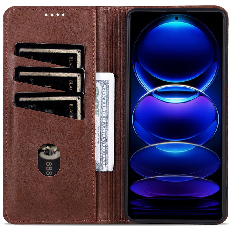 Фото Шкіряний чохол-книжка AZNS Classic series на Samsung Galaxy A16 4G/5G (Dark Brown) в маназині vchehle.ua