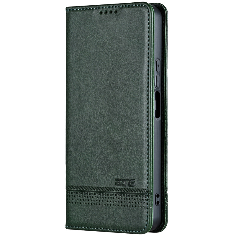 Шкіряний чохол-книжка AZNS Classic series на Samsung Galaxy A16 4G/5G (Dark Green)