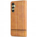 Фото Шкіряний чохол-книжка AZNS Classic series на Samsung Galaxy A16 4G/5G (Light Brown) на vchehle.ua