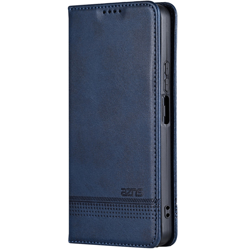 Кожаный чехол-книжка AZNS Classic series для Xiaomi Redmi 15C (EU) / Poco C85 (EU) (Dark Blue)