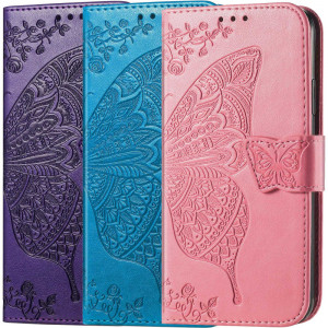 Шкіряний чохол-книжка Butterfly Pattern на Samsung Galaxy A26 5G