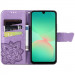 Фото Кожаный чехол-книжка Butterfly Pattern для Samsung Galaxy A36 5G / A37 5G / A56 5G (Lavender) в магазине vchehle.ua