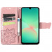 Фото Кожаный чехол-книжка Butterfly Pattern для Samsung Galaxy A36 5G / A37 5G / A56 5G (Rose Gold) в магазине vchehle.ua