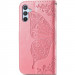 Фото Шкіряний чохол-книжка Butterfly Pattern на Samsung Galaxy A57 5G (Pink) на vchehle.ua