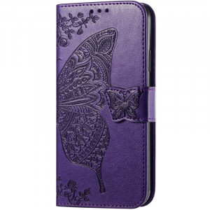 Кожаный чехол-книжка Butterfly Pattern для Samsung Galaxy A57 5G