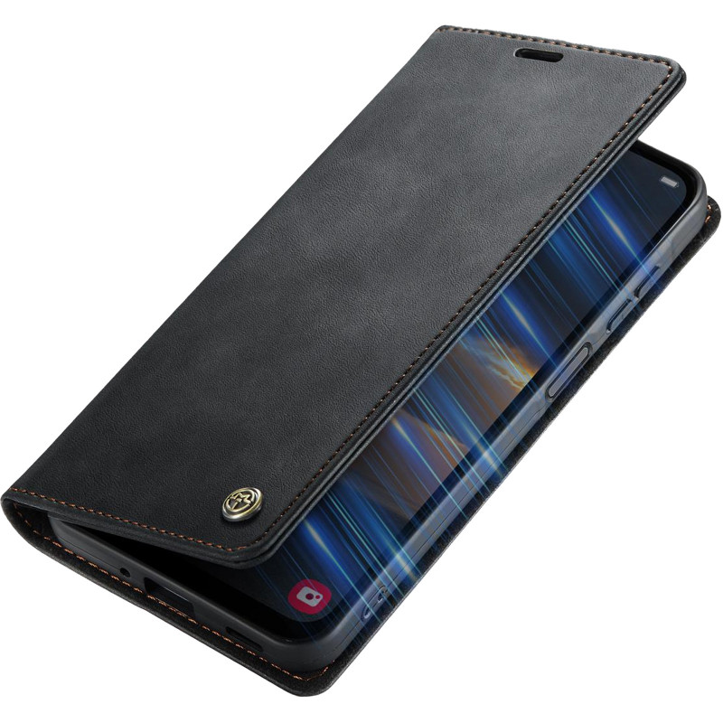 Купити Шкіряний чохол-книжка CaseMe Velvet Matte для Samsung Galaxy A16 4G/5G (Black) на vchehle.ua