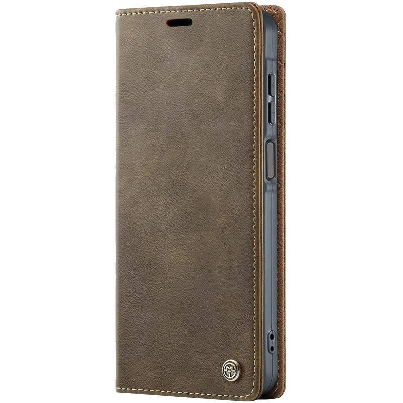 Шкіряний чохол-книжка CaseMe Velvet Matte для Samsung Galaxy A17 4G/5G (Coffee)