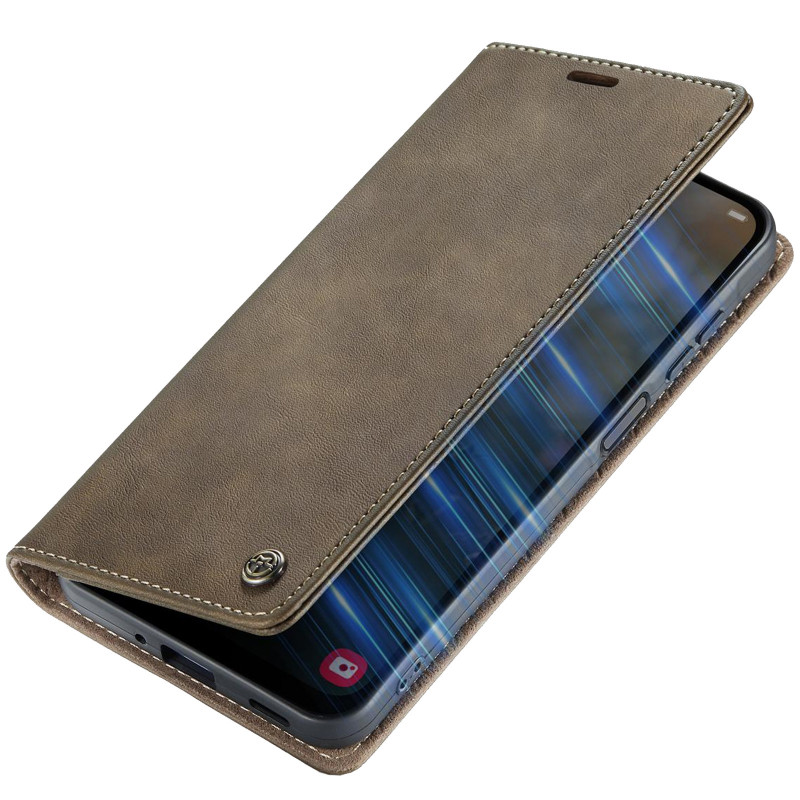 Купити Шкіряний чохол-книжка CaseMe Velvet Matte для Samsung Galaxy A17 4G/5G (Coffee) на vchehle.ua