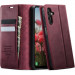 Фото Шкіряний чохол-книжка CaseMe Velvet Matte для Samsung Galaxy A17 4G/5G (Red) на vchehle.ua