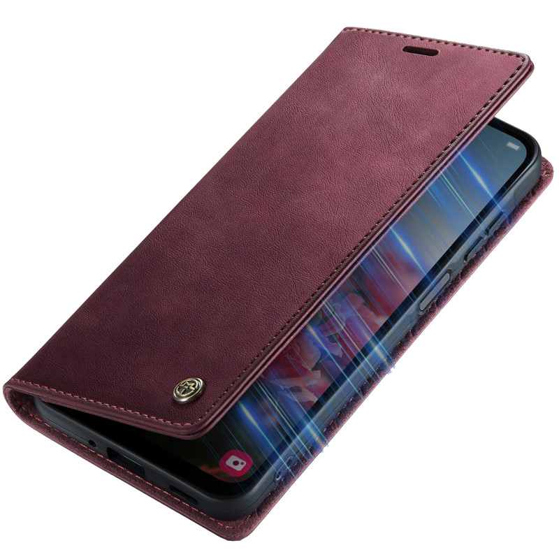 Купити Шкіряний чохол-книжка CaseMe Velvet Matte для Samsung Galaxy A17 4G/5G (Red) на vchehle.ua