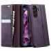 Фото Шкіряний чохол-книжка CaseMe Velvet Matte для Samsung Galaxy A36 5G / A37 5G / A56 5G (Purple) на vchehle.ua