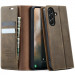 Фото Шкіряний чохол-книжка CaseMe Velvet Matte для Samsung Galaxy A57 5G (Coffee) на vchehle.ua