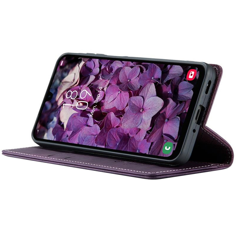Шкіряний чохол-книжка CaseMe Velvet Matte для Samsung Galaxy A57 5G (Purple) в магазині vchehle.ua