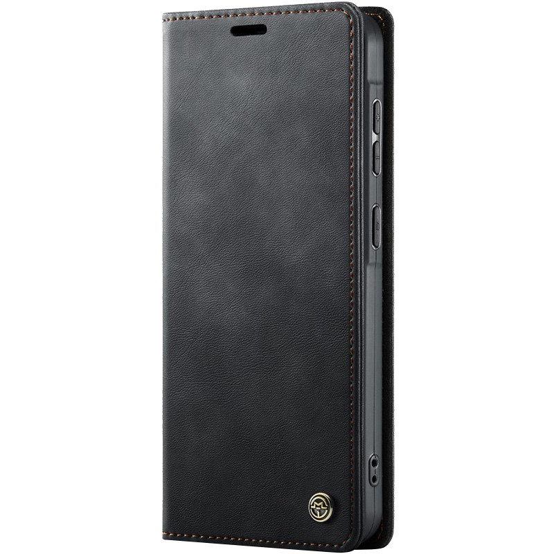 Кожаный чехол-книжка CaseMe Velvet Matte для Samsung Galaxy S26+ (Black)