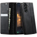 Фото Кожаный чехол-книжка CaseMe Velvet Matte для Samsung Galaxy S26+ (Black) на vchehle.ua