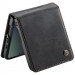 Фото Шкіряний чохол-книжка CaseMe Velvet Matte для Samsung Galaxy Z Flip7 (Black) в маназині vchehle.ua