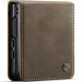 Фото Шкіряний чохол-книжка CaseMe Velvet Matte для Samsung Galaxy Z Flip7 (Coffee) на vchehle.ua