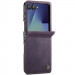 Шкіряний чохол-книжка CaseMe Velvet Matte для Samsung Galaxy Z Flip7 (Purple)