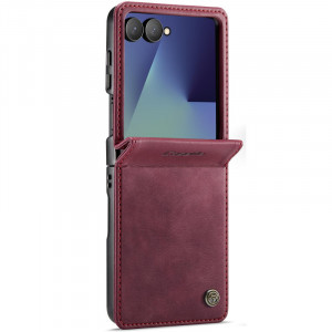 Кожаный чехол-книжка CaseMe Velvet Matte для Samsung Galaxy Z Flip7