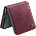 Фото Шкіряний чохол-книжка CaseMe Velvet Matte для Samsung Galaxy Z Flip7 (Red) в маназині vchehle.ua