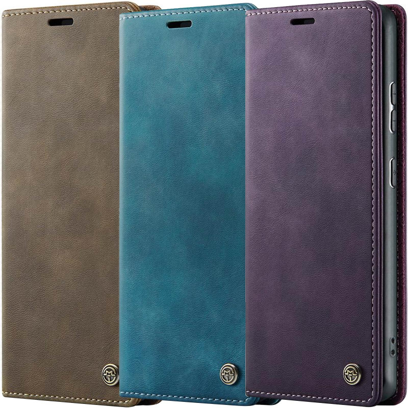 Шкіряний чохол-книжка CaseMe Velvet Matte для Xiaomi Redmi Note 15 Pro 4G