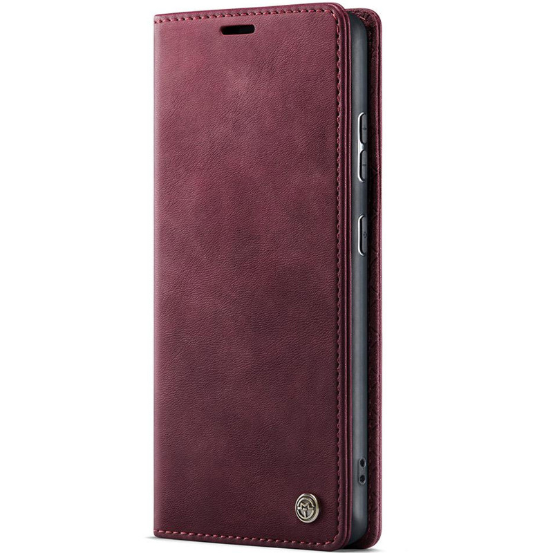 Шкіряний чохол-книжка CaseMe Velvet Matte для Xiaomi Redmi Note 15 Pro 5G (Red)