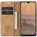 Фото Шкіряний чохол-книжка CaseMe Velvet Nubuck на Samsung Galaxy A16 4G/5G (Brown) на vchehle.ua