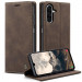 Фото Шкіряний чохол-книжка CaseMe Velvet Nubuck на Samsung Galaxy A16 4G/5G (Coffee) на vchehle.ua