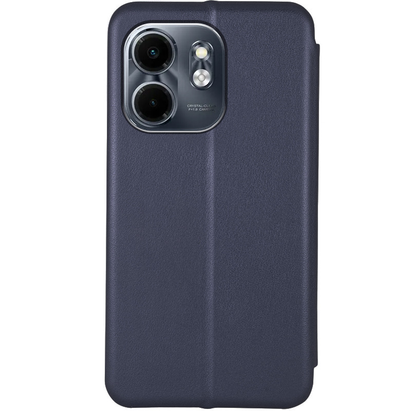 Фото Кожаный чехол-книжка Classy для Infinix Smart 9 4G / Hot 50i (Темно-синий) на vchehle.ua