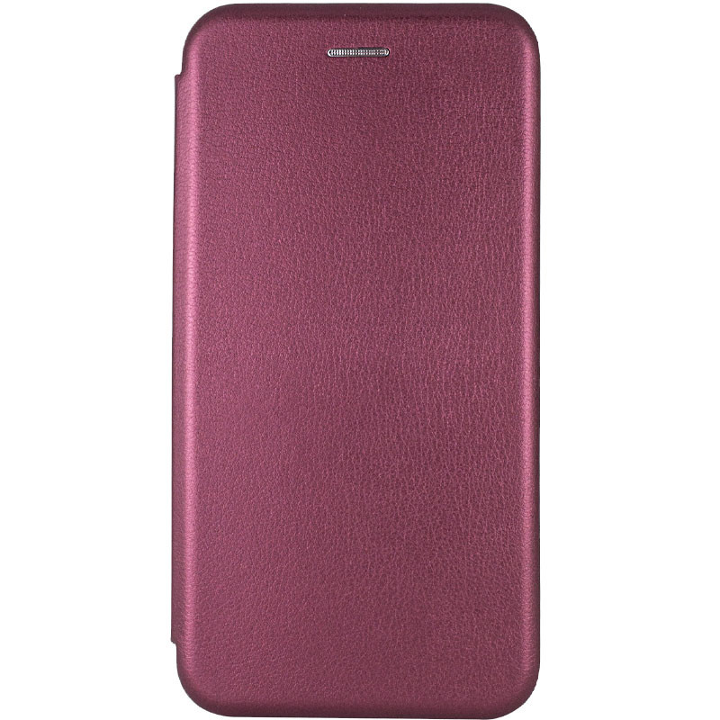 Кожаный чехол-книжка Classy для Xiaomi Redmi 9C / 10A (Бордовый)