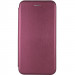 Кожаный чехол-книжка Classy для Xiaomi Redmi 9C / 10A (Бордовый)