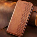 Фото Кожаный чехол-книжка GETMAN Cubic (PU) для Xiaomi Redmi Note 9 / Redmi 10X (Коричневый) на vchehle.ua