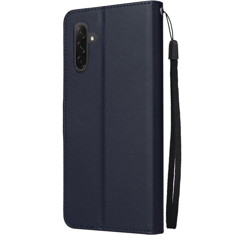 Фото Кожаный чехол-книжка Essential Case для Samsung Galaxy A57 5G (Dark Blue) на vchehle.ua