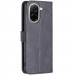 Фото Шкіряний чехол-книжка Geometric Pattern на Xiaomi Poco X8 Pro (Black) на vchehle.ua