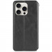 Фото Кожаный чехол-книжка GETMAN Cubic (PU) для Apple iPhone 13 Pro Max (6.7") (Черный) на vchehle.ua