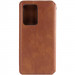 Фото Шкіряний чохол-книжка GETMAN Cubic (PU) на Xiaomi Redmi 13 4G / Poco M6 4G (Коричневий) на vchehle.ua