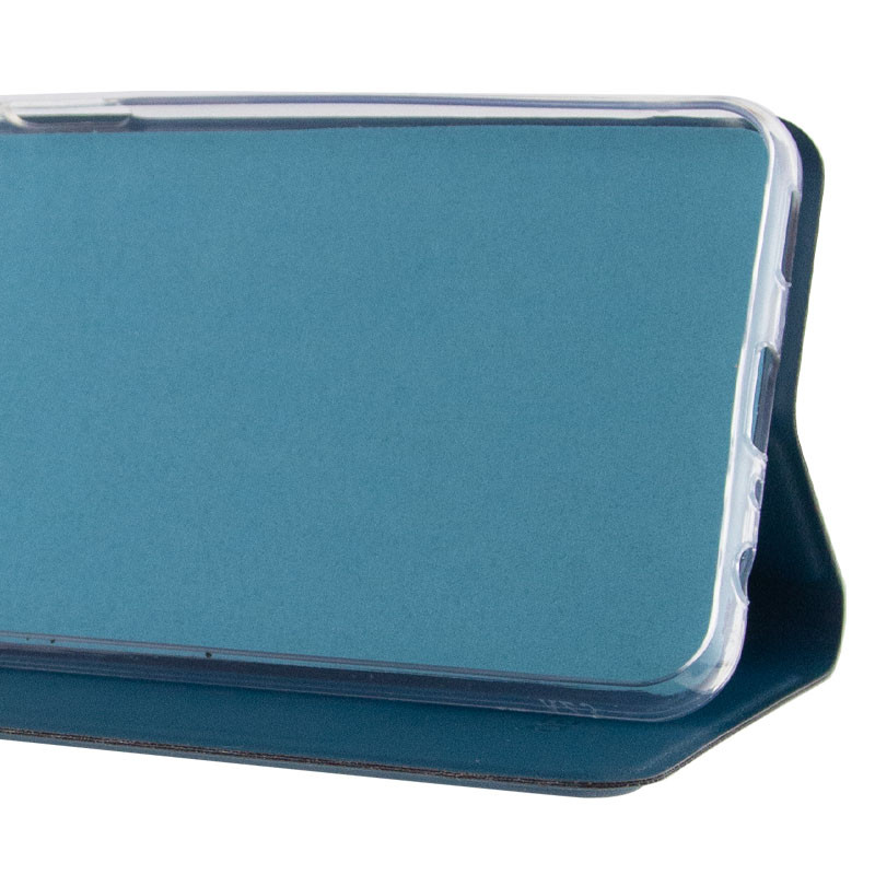 Фото Шкіряний чохол-книжка GETMAN Elegant (PU) на Oppo A17k (Синій) в маназині vchehle.ua