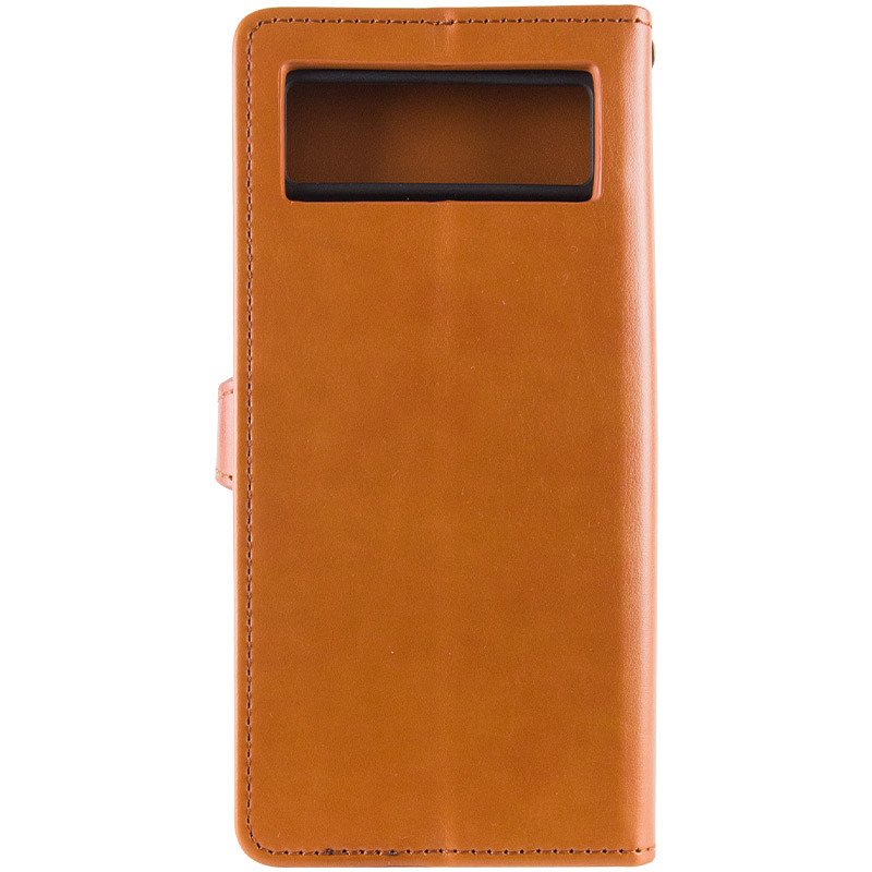 Фото Шкіряний чохол-книжка GETMAN Gallant (PU) для Google Pixel 6a (Коричневий) на vchehle.ua